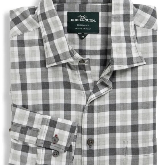 Rodd & Gunn Boltons Sports Fit Cotton Flannel Button-Up Shirt - Picture 3 of 5